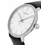 Calvin Klein High Noon Quartz White Dial Black Leather Strap Watch for Men - K8M211C6 Authentic Buy Shop Now