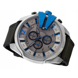 Diesel Mega Chief Chronograph Black Dial Black Nylon Strap Watch For Men - DZ4500 Authentic Buy Shop Now