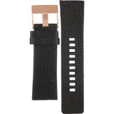 Diesel BAMF Chronograph Black Dial Black Leather Strap Watch For Men - DZ7346 Authentic Buy Shop Now