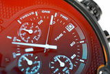 Diesel Mr Daddy 2.0 Chronograph Black Dial Black Steel Strap Watch For Men - DZ7395 Authentic Buy Shop Now