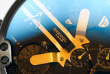 Diesel Mr. Daddy 2.0 Chronograph Black Dial Grey Nylon Strap Watch For Men - DZ7429 Authentic Buy Shop Now