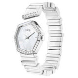 Dior Gem Dior Mother of Pearl Diamonds White Dial White Leather Strap Watch for Women - CD18111X1006 Authentic Buy Shop Now