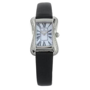 Maurice Lacroix Divina White Mother of Pearl Dial Black Leather Strap Watch for for Women - DV5011-SD531-120 Authentic Buy Shop Now