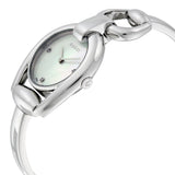 Gucci Horsebit Collection Diamonds Mother of Pearl Dial Silver Steel Strap Watch For Women - YA139506 Authentic Buy Shop Now