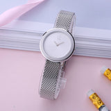 Calvin Klein Firm White Dial Silver Mesh Bracelet Watch for Women - K3N23126 Authentic Buy Shop Now