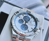 Maurice Lacroix Aikon Chronograph Silver Dial Silver Steel Strap Watch for Men - AI1018-SS002-131-1 Authentic Buy Shop Now