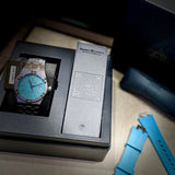 Maurice Lacroix Aikon Automatic Limited Summer Edition Blue Dial Silver Steel Strap Watch For Men - AI6008-SS00F-431-1 Authentic Buy Shop Now