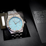 Maurice Lacroix Aikon Automatic Limited Summer Edition Blue Dial Silver Steel Strap Watch For Men - AI6008-SS00F-431-1 Authentic Buy Shop Now