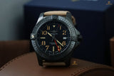Breitling Avenger Automatic GMT 45 Black Dial Brown Nylon Strap Watch for Men - V32395101B1X1 Authentic Buy Shop Now