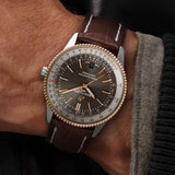 Breitling Navitimer 1 Automatic 41mm Black Dial Brown Leather Strap Mens Watch - U17326211M1P1 Authentic Buy Shop Now