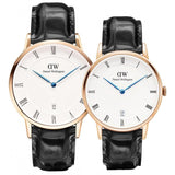 Daniel Wellington Dapper Reading White Dial Black Leather Strap Watch For Men - DW00100107 Authentic Buy Shop Now