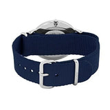 Daniel Wellington Classic Bayswater White Dial Blue NATO Strap Watch For Men - DW00100276 Authentic Buy Shop Now