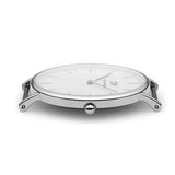 Daniel Wellington Classic Sheffield White Dial Black Leather Strap Watch For Women - DW00100053 Authentic Buy Shop Now