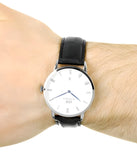 Daniel Wellington Dapper Reading White Dial Black Leather Strap Watch For Men - DW00100108 Authentic Buy Shop Now