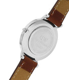 Daniel Wellington Classic Petite St Mawes White Dial Brown Leather Strap Watch For Women - DW00100187 Authentic Buy Shop Now