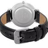 Daniel Wellington Classic Petite Sheffield Black Dial Black Leather Strap Watch For Women - DW00100236 Authentic Buy Shop Now
