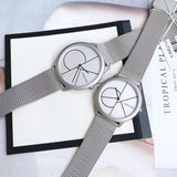 Calvin Klein Minimal White Dial Silver Mesh Bracelet Watch for Men - K3M5115X Authentic Buy Shop Now