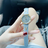Versace V-Twist Blue Dial Blue Leather Strap Watch for Women - VELS00319 Authentic Buy Shop Now