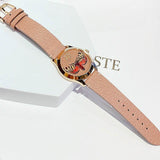 Gucci G Timeless Butterfly Brown Dial Brown Leather Strap Watch For Women - YA1264063 Authentic Buy Shop Now