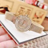 Guess Dream Quartz Gold Dial Gold Mesh Strap Watch For Women - GW0550L2 Authentic Buy Shop Now