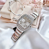 Guess Phoenix Multifunction Crystals Silver Dial Silver Steel Strap Watch For Men - GW0094G1 Authentic Buy Shop Now