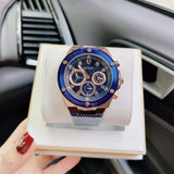 Guess Poseidon Chronograph Blue Dial Blue Silicone Strap Watch For Men - GW0425G3 Authentic Buy Shop Now