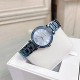 Guess Park Ave Analog Quartz Blue Dial Blue Steel Strap Watch For Women - W0767L4 Authentic Buy Shop Now
