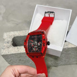 Guess Phoenix Multifunction Black Dial Red Rubber Strap Watch for Men - GW0203G5 Authentic Buy Shop Now