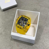 Guess Phoenix Multi Function Black Dial Yellow Rubber Strap Watch for Men - GW0203G6 Authentic Buy Shop Now