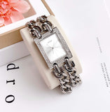 Guess Mod Heavy Metal Diamonds Silver Dial Silver Steel Strap Watch for Women - W95088L1 Authentic Buy Shop Now