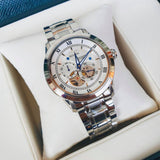 Bulova BVA Series Dual Aperture Silver Dial Silver Steel Strap Watch for Men - 96A118 Authentic Buy Shop Now