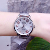 Coach Delancey White Dial Stainless Steel Watch For Women - 14502810 Authentic Buy Shop Now