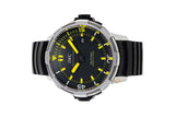 IWC Aquatimer Automatic 2000 Black Dial Black Rubber Strap Watch for Men - IW358001 Authentic Buy Shop Now