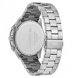 Lacoste Boston Chronograph Blue Dial Silver Steel Strap Watch for Men - 2011081 Authentic Buy Shop Now