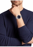 Versace Hellenyium Quartz Blue Dial Silver Steel Strap Watch for Men - VEVK00921 Authentic Buy Shop Now
