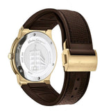 Salvatore Ferragamo F-80 Classic White Dial Brown Leather Strap Watch for Men - SFDT00819 Authentic Buy Shop Now