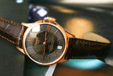 Tissot Chemin Des Tourelles Powermatic 80 Lady Brown Dial Brown Leather Strap Watch For Women - T099.207.36.448.00 Authentic Buy Shop Now