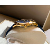 Versace V-Urban Quartz Blue Dial Blue Leather Strap Watch for Men - VELQ00319 Authentic Buy Shop Now