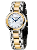 Longines PrimaLuna Quartz Diamonds Mother of Pearl Dial Two Tone Steel Strap Watch for Women - L8.110.5.93.6 Authentic Buy Shop Now