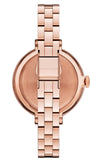 Marc Jacobs Sally White Dial Rose Gold Steel Strap Watch for Women - MBM8643 Authentic Buy Shop Now