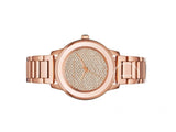 Michael Kors Kinley Rose Gold Dial Rose Gold Steel Strap Watch for Women - MK6210 Authentic Buy Shop Now