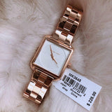 Michael Kors Lake Quartz White Dial Rose Gold Steel Strap Watch For Women - MK3645 Authentic Buy Shop Now