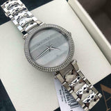 Michael Kors Parker Mother of Pearl Silver Steel Strap Watch for Women - MK6424 Authentic Buy Shop Now