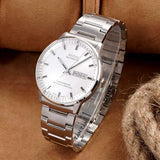Mido Commander II Automatic Chronometer Silver Dial Silver Steel Strap Watch For Men - M021.431.11.031.00 Authentic Buy Shop Now