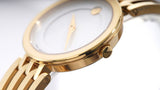 Movado Esperanza 28mm Mother of Pearl Dial Gold Steel Strap Watch For Women - 0607054 Authentic Buy Shop Now