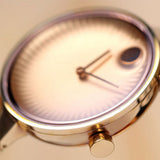 Movado Edge Rose Gold Dial Rose Gold Steel Strap Watch for Women - 3680013 Authentic Buy Shop Now