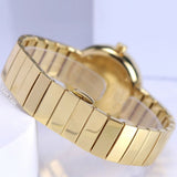 Movado Edge Gold Dial Gold Steel Strap Watch for Women - 3680014 Authentic Buy Shop Now
