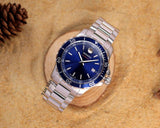Movado Series 800 Blue Dial Silver Steel Strap Watch For Men - 2600137 Authentic Buy Shop Now