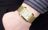 Emporio Armani Mother of Pearl Dial Gold Mesh Bracelet Watch For Men - AR2016 Authentic Buy Shop Now