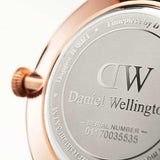 Daniel Wellington Classic Sheffield White Dial Black Leather Strap Watch For Men - DW00100084 Authentic Buy Shop Now